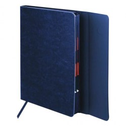 СКИДКА 50% Ежедневник 2022г. Galant 112935 "Magnetic" А5 под кожу, клапан, синий