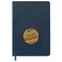 СКИДКА 50% Ежедневник 2025г. Альфа-Тренд 310083 "HONG KONG" А6+, 176л. синий