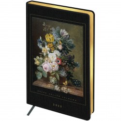 СКИДКА 50% Ежедневник 2025г. Greenwich DdA5_04291 "High Art. Eelkema" А5, 176л., золотой срез