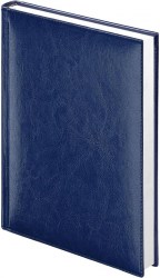 СКИДКА 50% Ежедневник 2025г. Lamark 25240 "Birmingham" А5, синий, кожзам, ляссе