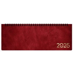 СКИДКА 50% Планинг 2025г. Феникс 67080 "Шеврет глосс" под кожу, красный