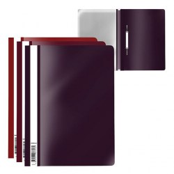 Скоросшиватель А4 ErichKrause 55157 "Blackberry Marsala" ассорти