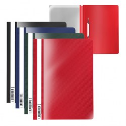 Скоросшиватель  пласт.с прозр верхом ErichKrause 50052 "Diagonal Classic" ассорти