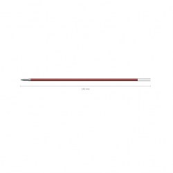 Стержень красный ErichKrause 25542 140мм 1,0мм, д/ручки R-301 Stick