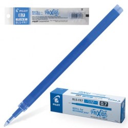 Стержень Pilot BLS-FR-7 гелевый 0,7мм синий 111мм для ручки пиши-стирай 106793