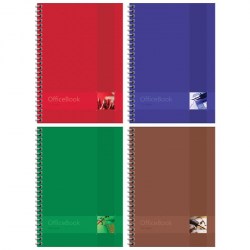 Тетрадь 120л. А5 ArtSpace 16417 "Моноколор. Office book" клетка на гребне, твердая обложка 252987