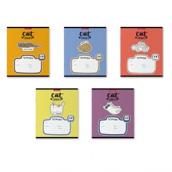 Тетрадь  12л. клетка "Funny Kittens" 58382 /ErichKrause/ ассорти