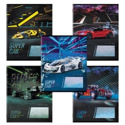 Тетрадь  12л. клетка "Super car" 106465 /Brauberg/ 