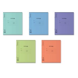 Тетрадь  12л. линенйка "Классика matt" 64754 ассорти с пластиковой обложкой  /ErichKrause/