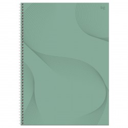 Тетрадь 160л. А4 БиДжи 67188 "Mint mood" клетка на гребне, твердая обложка 384053