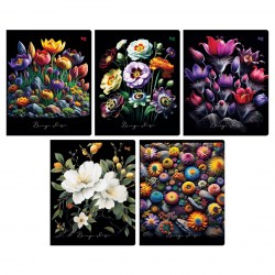 Тетрадь  40л. БиДжи 59399 "Цветы" линия 367452