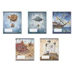 Тетрадь  48л. 60597 клетка "Волшебное путешествие" с пластиковой обложкой /ErichKrause/