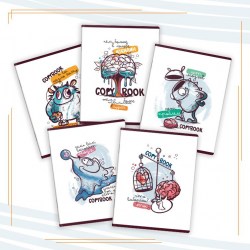 Тетрадь  48л Альфа-Тренд 120021 "Мозг на изнанку" клетка, ассорти