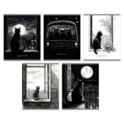 Тетрадь  48л Альфа-Тренд 120027 "Не просто коты..." клетка, ассорти