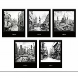 Тетрадь  48л Альфа-Тренд 120030 "Города" клетка, ассорти