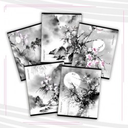 Тетрадь  48л Альфа-Тренд 120043 "Сакура" линия, ассорти