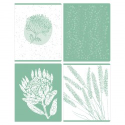 Тетрадь  48л. БиДжи 12261 "Летний луг" клетка, тиснение фольгой 357244