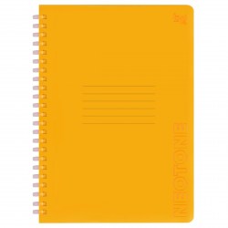 Тетрадь  48л. БиДжи 58820 "Neon. Orange" клетка, на силиконовом гребне 366782