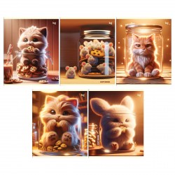 Тетрадь  48л. БиДжи 61089 "В банке" клетка 369659