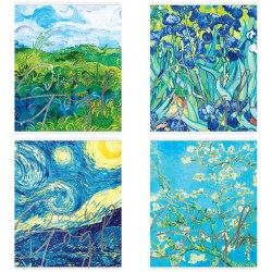 Тетрадь  48л. Greenwich Line N5c48-26454 клетка "Van Gogh" "софт-тач" 290562