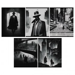 Тетрадь  48л. Greenwich Line N5c48-56422 клетка "Нераскрытое дело" 366018