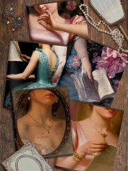 Тетрадь  48л Lorex LXCBCL-BA "Baroque aesthetics" клетка, софт-тач, ассорти 257358