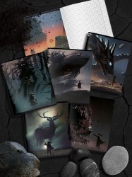 Тетрадь  48л Lorex LXCBCL-DI "DEMONS INSIDE" клетка, софт-тач, ассорти 238850