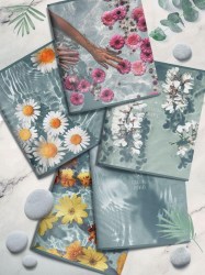 Тетрадь  48л Lorex LXCBCL-FF "Floating flowers" клетка, софт-тач, ассорти 249058