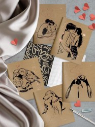 Тетрадь  48л Lorex LXCBCL-GG "GLOW GOLD" клетка, крафт, ассорти 238792