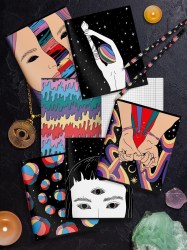 Тетрадь  48л Lorex LXCBCL-IT "THE ILLUSORY THINGS" клетка, софт-тач, ассорти 238780