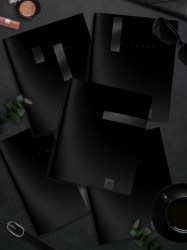 Тетрадь  48л Lorex LXCBCL-TBD "Total Black Edition" клетка, софт-тач, ассорти 249052