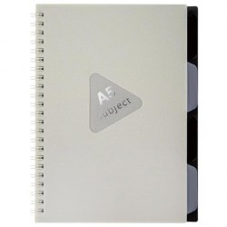 Тетрадь  80л. Brauberg 405366 А5, клетка, на гребне, разделители, ассорти
