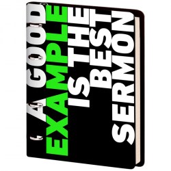 Тетрадь  80л. на кольцах Nr4A5_26032 клетка "Urban. Quote" кожзам /Greenwich Line/