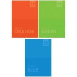 Тетрадь  96л. А4 ArtSpace Т96А4л_13761 "Моноколор. Яркие цвета" линия 245171