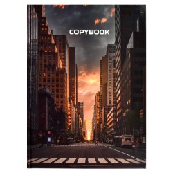 Тетрадь  96л. А4 Феникс 61691 "Мегаполис" клетка, твердый переплет