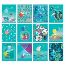 Тетради предметные БиДжи 10385 "Unique club" /12шт/ 48л. 333115