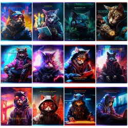 Тетради предметные БиДжи 56352 "Мир будущего" /12шт/ 48л. 363351