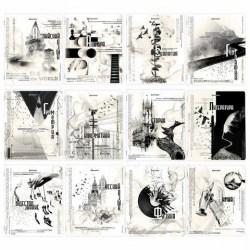 Тетради предметные Brauberg 404835 "BLACK&WHITE" /12шт/ 48л.