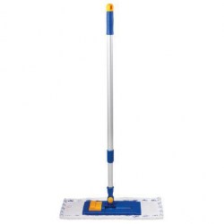 Уборочный инв. Швабра д/пола Лайма 601462 ручка 130см, насадка 40см, МОП микрофибра/абразив