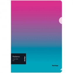 Уголок А4 Berlingo LFp_A4002 "Radiance" 200мм розовый/голубой  299394