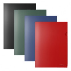 Уголок А4 ErichKrause 53311 "Diagonal Classic" непрозрачная, ассорти