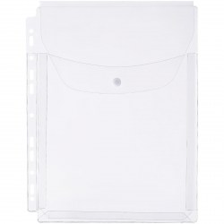 Вкладыш  А4 перф. 180мкм OfficeSpace 363220 расширяющийся до 250л 