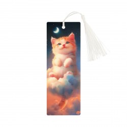 Закладка для книг ArtSpace 3D_45447 "Cute kitten" 3D с линейкой, 150*55мм