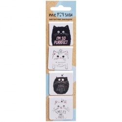 Закладки для книг магнитные MESHU MH_32660 "Kitty" 4шт. 302054