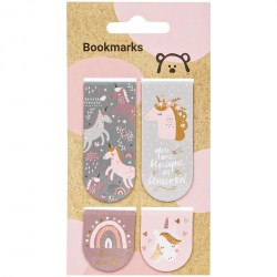 Закладки для книг магнитные MESHU MH_39380 "Unicorns" 4шт. 321105