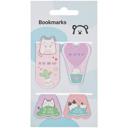 Закладки для книг магнитные MESHU MH_39389 "Say Meow" 4шт. 321108