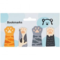 Закладки для книг магнитные MESHU MH_39395 "Cat paw" 4шт. 321110
