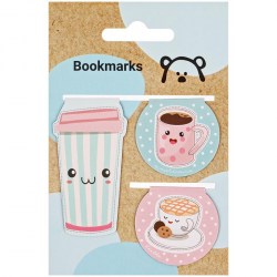 Закладки для книг магнитные MESHU MH_39401 "Coffee" 3шт. 321112