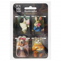 Закладки для книг магнитные MESHU MS_66066 "Aristocratic" 4шт. 382175