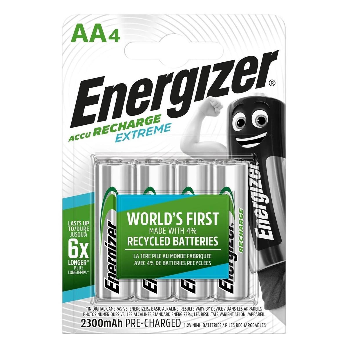 Аккумуляторы Energizer AA HR6 NH15 BР4 2300 mAh, блистер 893/ 4шт/